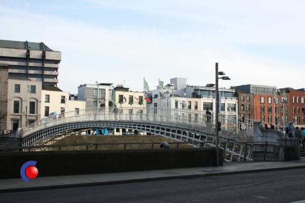 Bewonder Ha`penny bridge als groepsreis naar Dublin